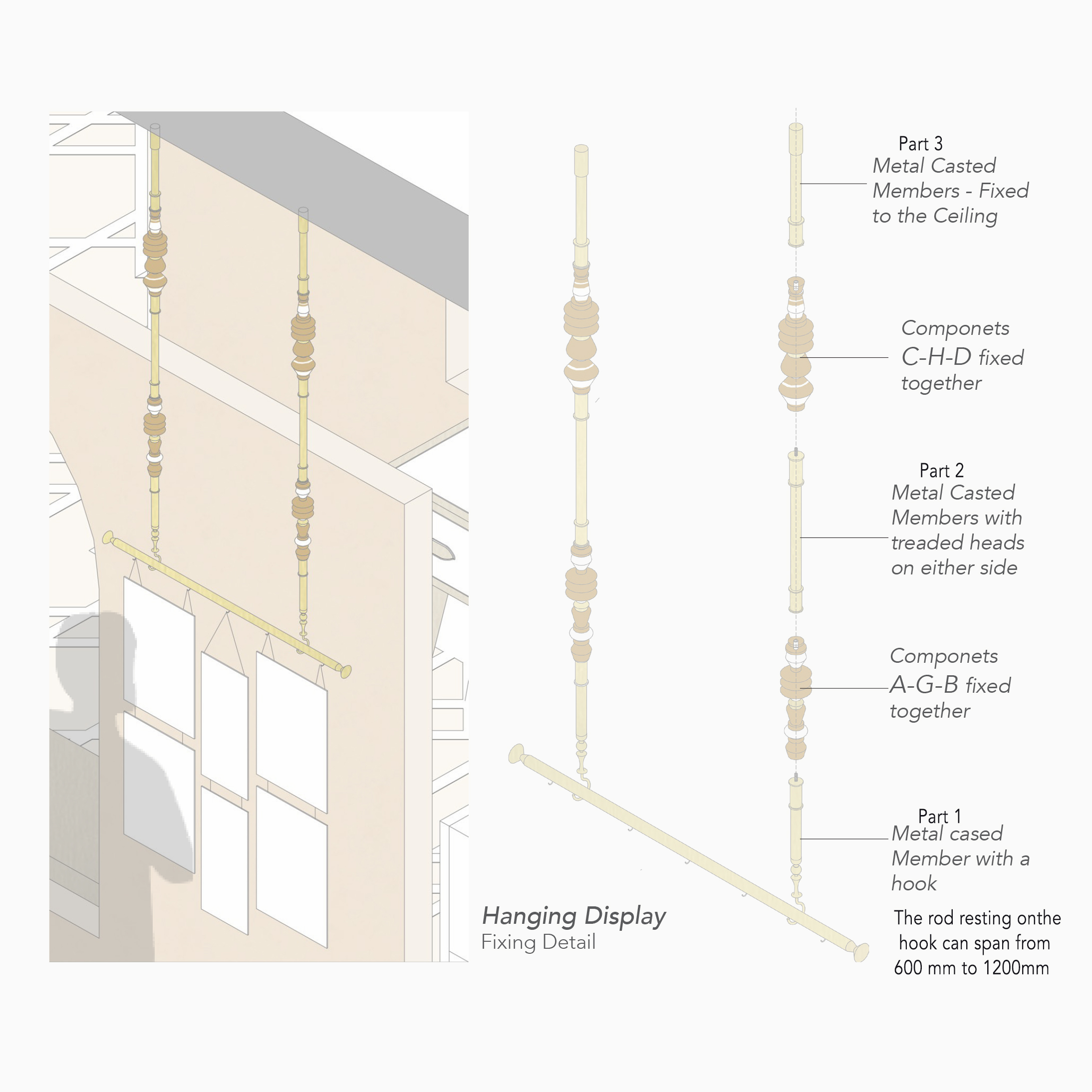 Ornamental Hanging display system - image 2